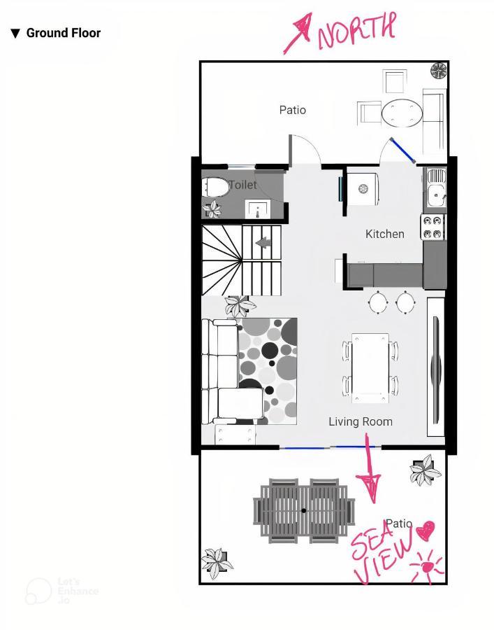 Domek Villa A 100Mt Dalla Spiaggia Капотерра Экстерьер фото